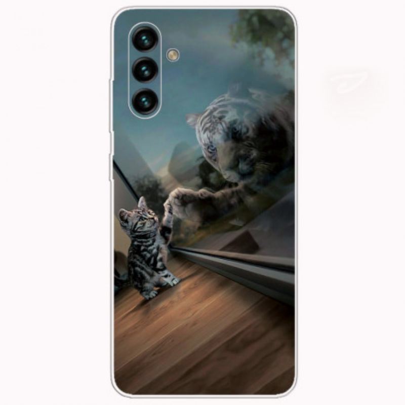 Capa Para Samsung Galaxy A13 5G / A04s Sonho De Gatinho