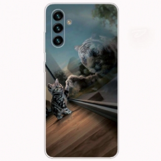 Capa Para Samsung Galaxy A13 5G / A04s Sonho De Gatinho