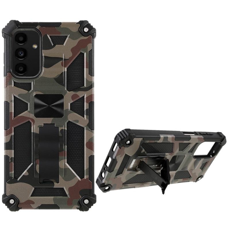 Capa Para Samsung Galaxy A13 5G / A04s Suporte Removível De Camuflagem