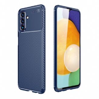 Capa Para Samsung Galaxy A13 5G / A04s Textura Flexível De Fibra De Carbono