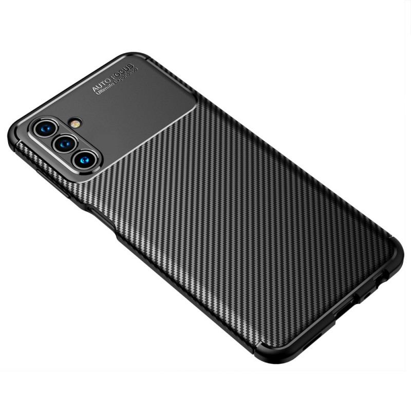 Capa Para Samsung Galaxy A13 5G / A04s Textura Flexível De Fibra De Carbono