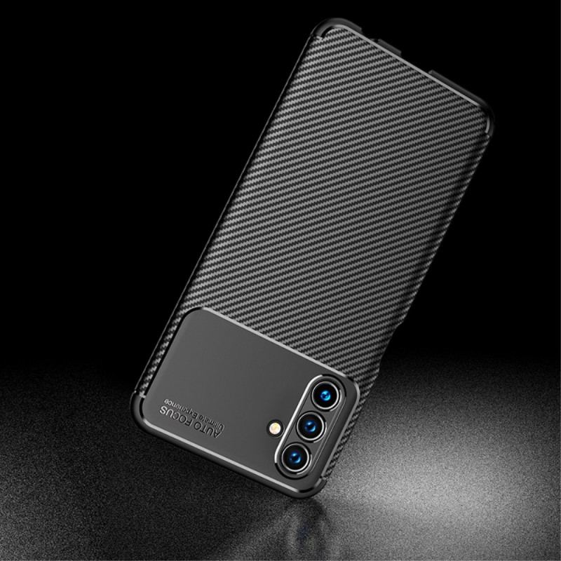 Capa Para Samsung Galaxy A13 5G / A04s Textura Flexível De Fibra De Carbono