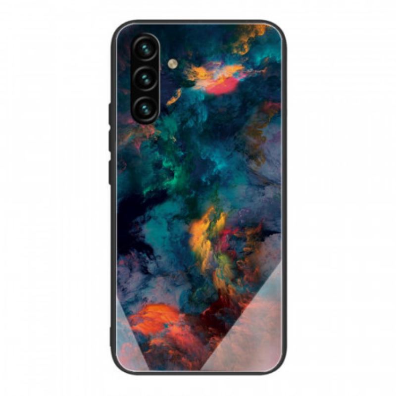 Capa Para Samsung Galaxy A13 5G / A04s Vidro Temperado Celeste