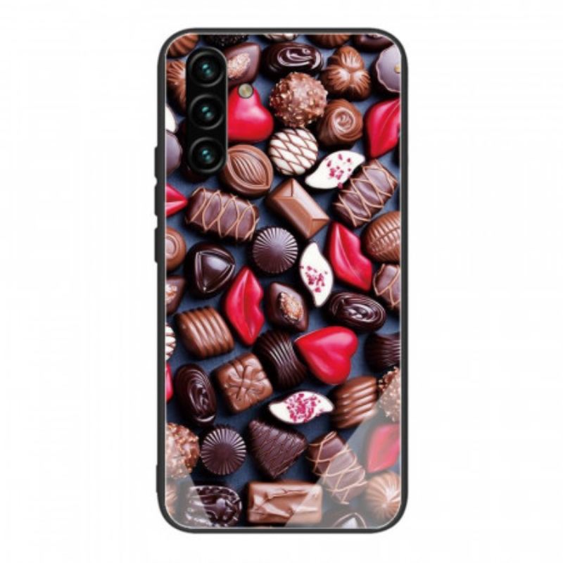 Capa Para Samsung Galaxy A13 5G / A04s Vidro Temperado Chocolate