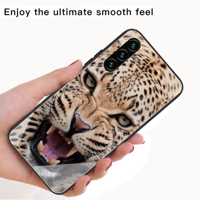 Capa Para Samsung Galaxy A13 5G / A04s Vidro Temperado Leopardo