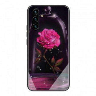 Capa Para Samsung Galaxy A13 5G / A04s Vidro Temperado Rosa Mágico