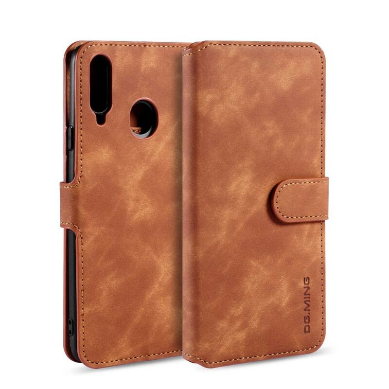 Capa De Couro Para Samsung Galaxy A20s Dg.ming Retro