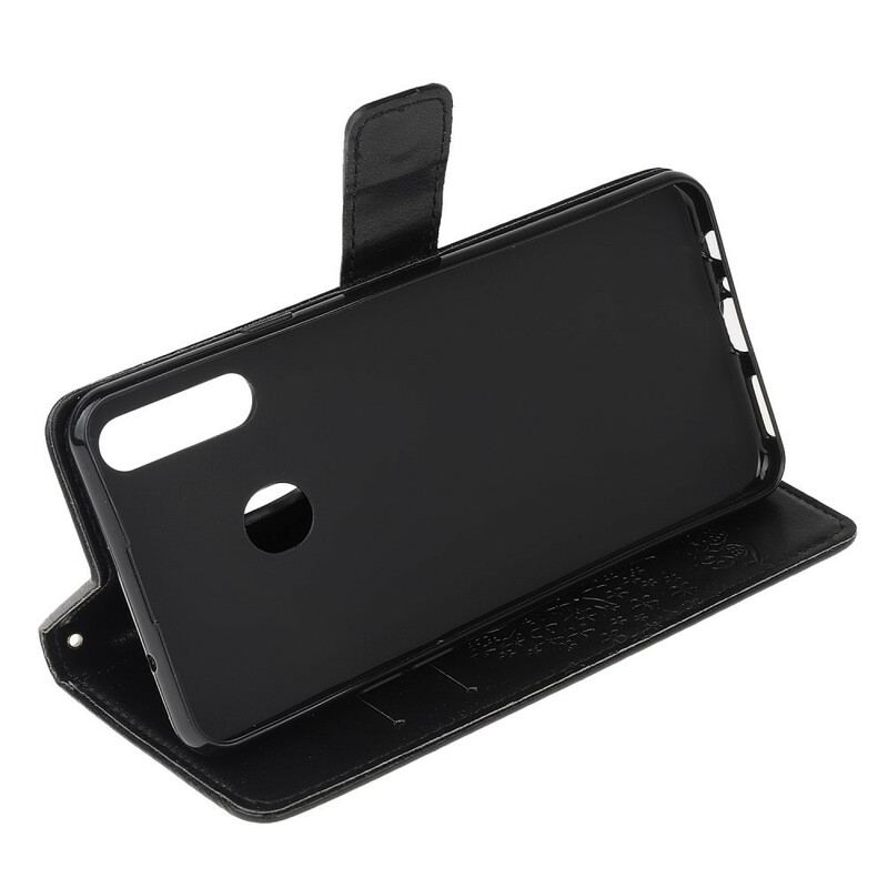 Capa Flip Para Samsung Galaxy A20s De Cordão Tanga E Corujas