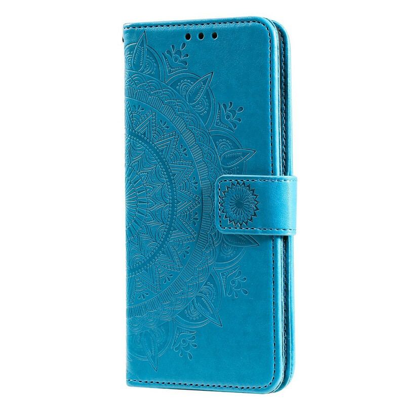 Capa Folio Para Samsung Galaxy A20s Mandala Do Sol