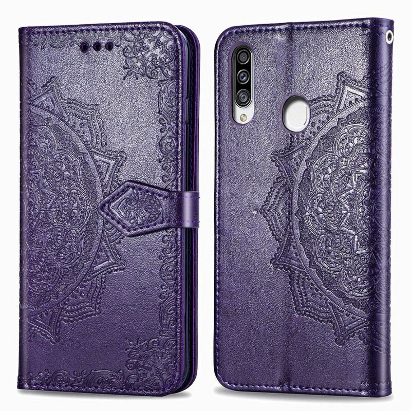 Capa Folio Para Samsung Galaxy A20s Mandala Idade Média