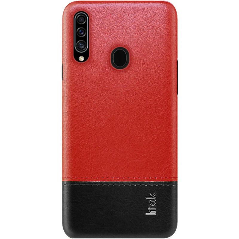 Capa Para Samsung Galaxy A20s Imak Série Ruiyi Efeito Couro