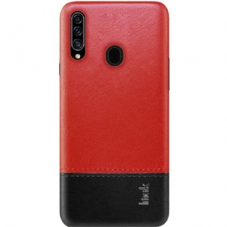 Capa Para Samsung Galaxy A20s Imak Série Ruiyi Efeito Couro