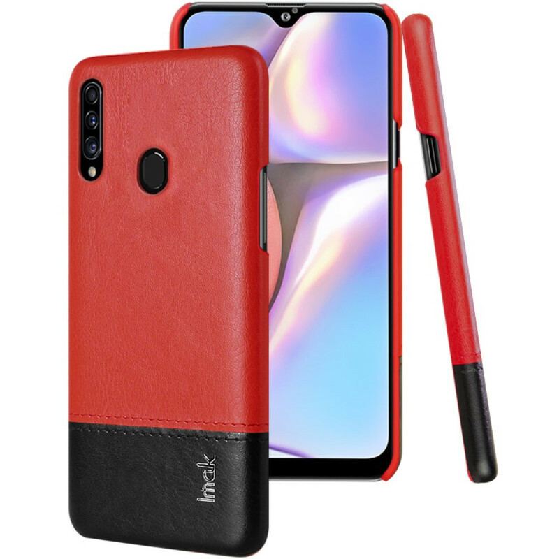 Capa Para Samsung Galaxy A20s Imak Série Ruiyi Efeito Couro