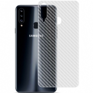 Película De Proteção Traseira Para Samsung Galaxy A20S Carbon Style Imak