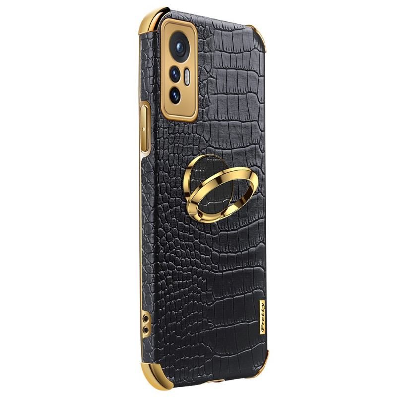 Capa De Celular Para Xiaomi 12 Pro Efeito Pele De Crocodilo