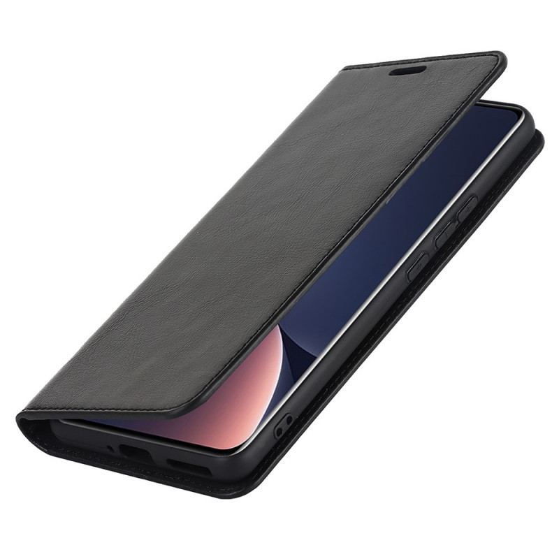 Capa De Celular Para Xiaomi 12 Pro Flip Couro Legitimo