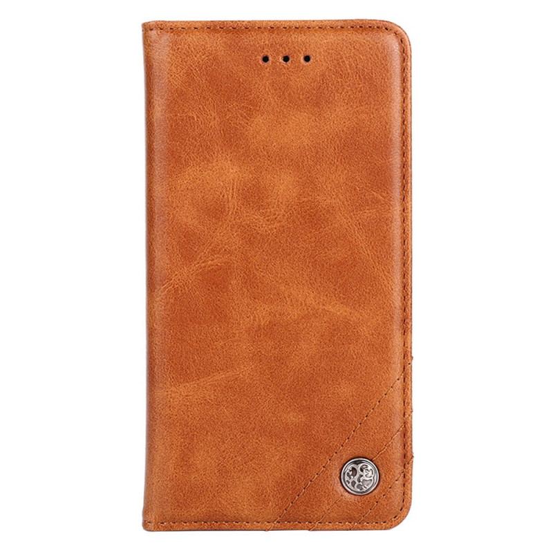 Capa De Celular Para Xiaomi 12 Pro Flip Estilo Rebite De Couro