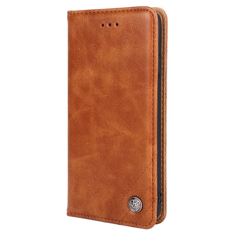 Capa De Celular Para Xiaomi 12 Pro Flip Estilo Rebite De Couro