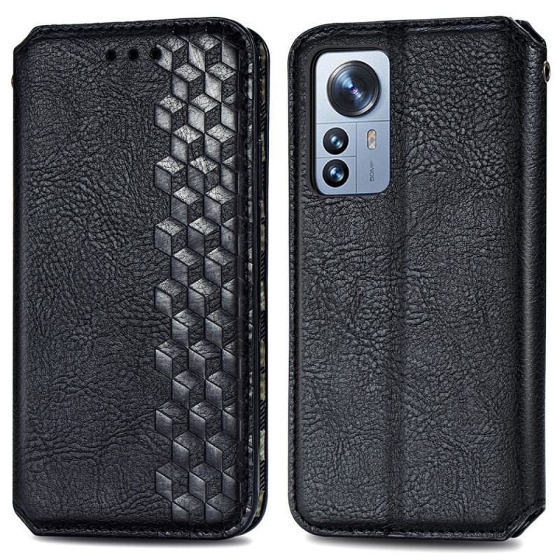 Capa De Celular Para Xiaomi 12 Pro Flip Padrão 3d