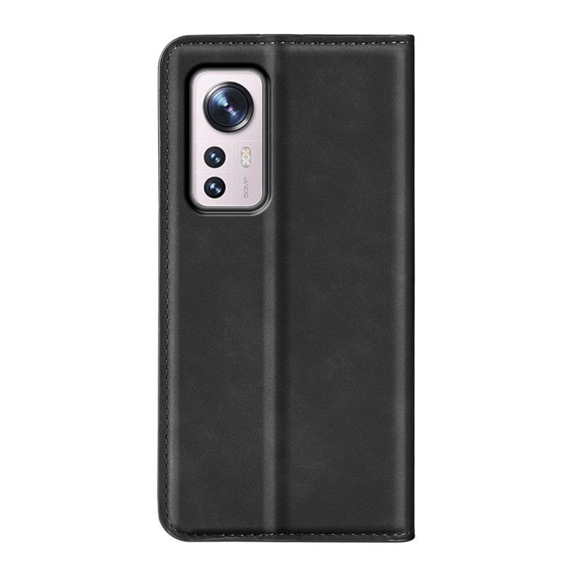 Capa De Celular Para Xiaomi 12 Pro Flip Toque De Pele