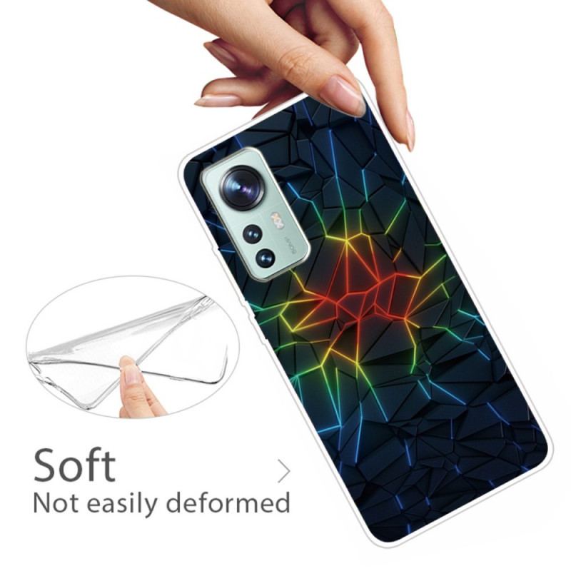 Capa De Celular Para Xiaomi 12 Pro Lasers De Silício