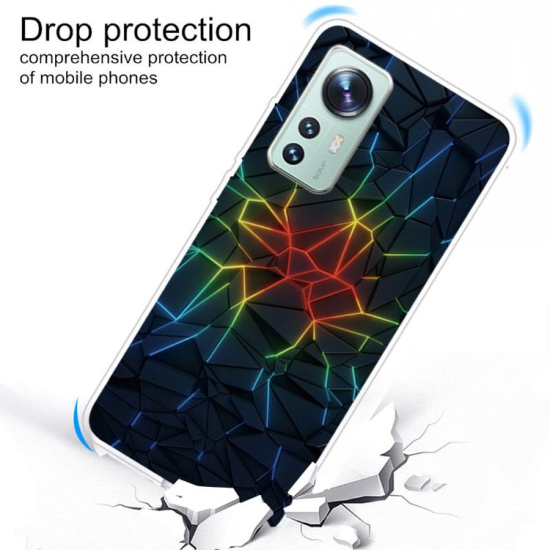 Capa De Celular Para Xiaomi 12 Pro Lasers De Silício