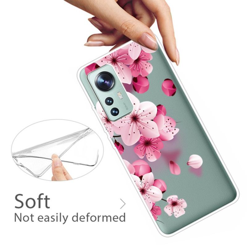 Capa De Celular Para Xiaomi 12 Pro Rosas De Silicone