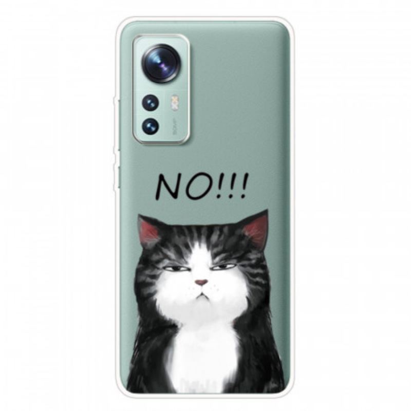 Capa De Celular Para Xiaomi 12 Pro Silicone Cat No