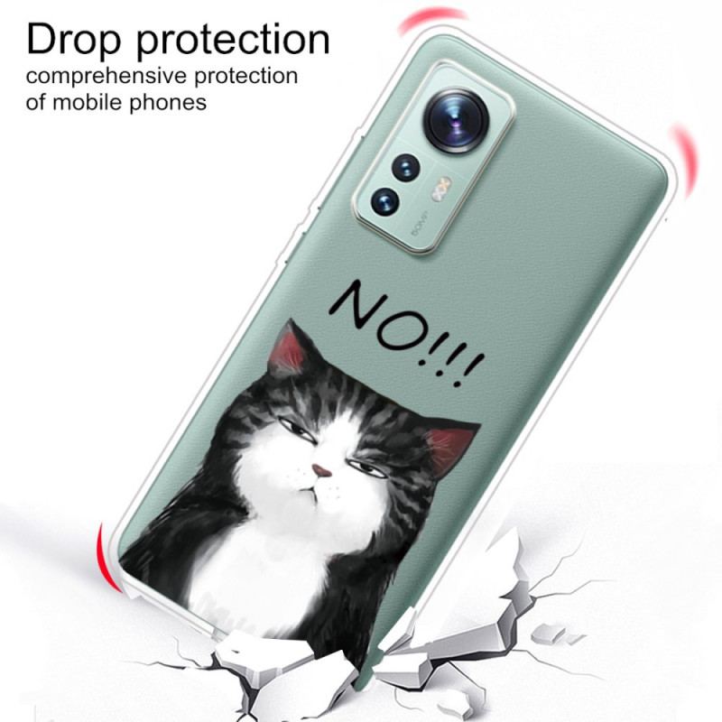 Capa De Celular Para Xiaomi 12 Pro Silicone Cat No