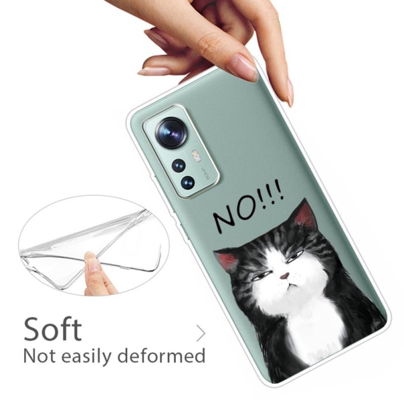 Capa De Celular Para Xiaomi 12 Pro Silicone Cat No