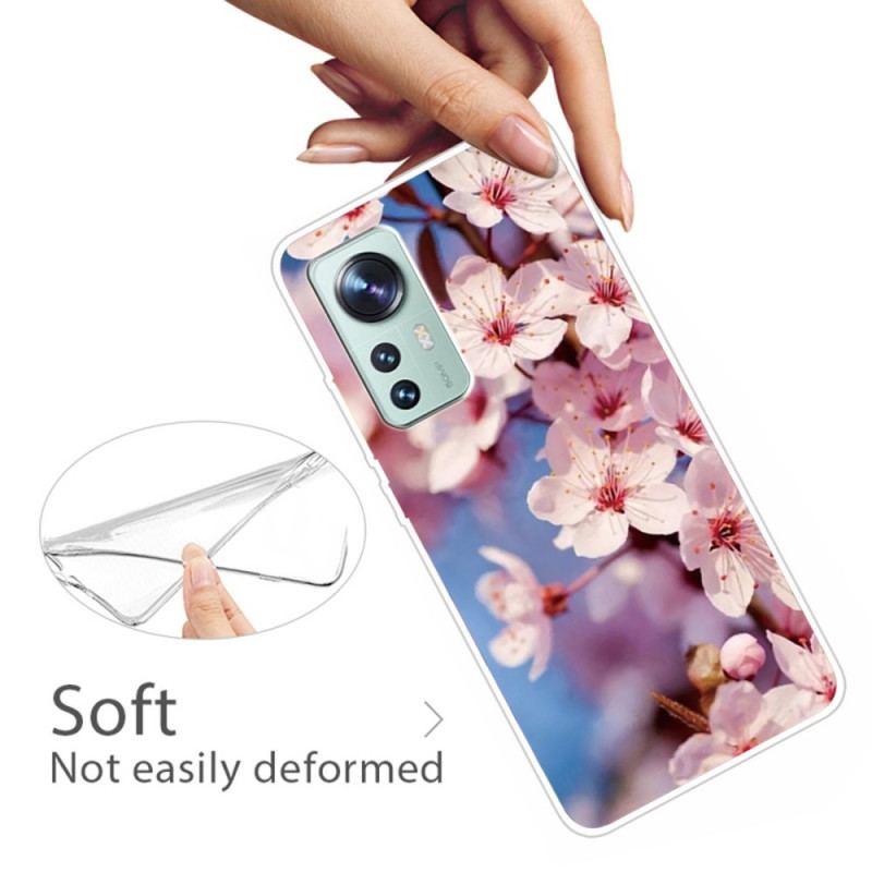 Capa De Celular Para Xiaomi 12 Pro Silicone Floral