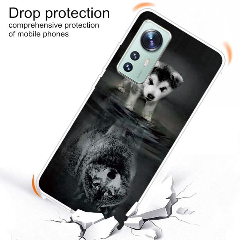 Capa De Celular Para Xiaomi 12 Pro Sonho De Cachorro De Silicone