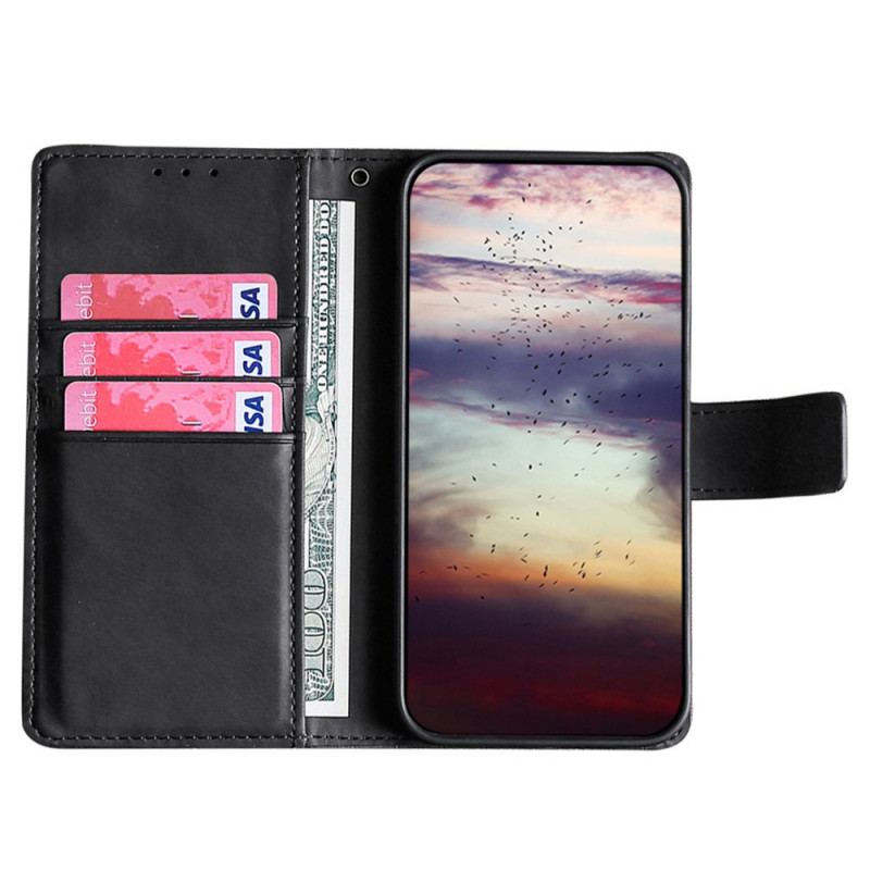 Capa De Couro Para Xiaomi 12 Pro Crocodilo Com Toque De Pele