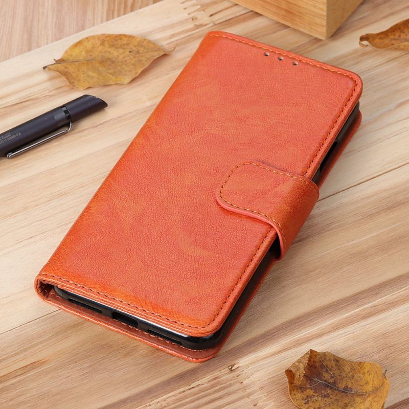 Capa De Couro Para Xiaomi 12 Pro Couro Napa Rachado