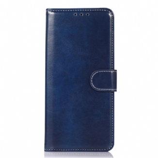 Capa Flip Para Xiaomi 12 Pro Efeito Couro Couture