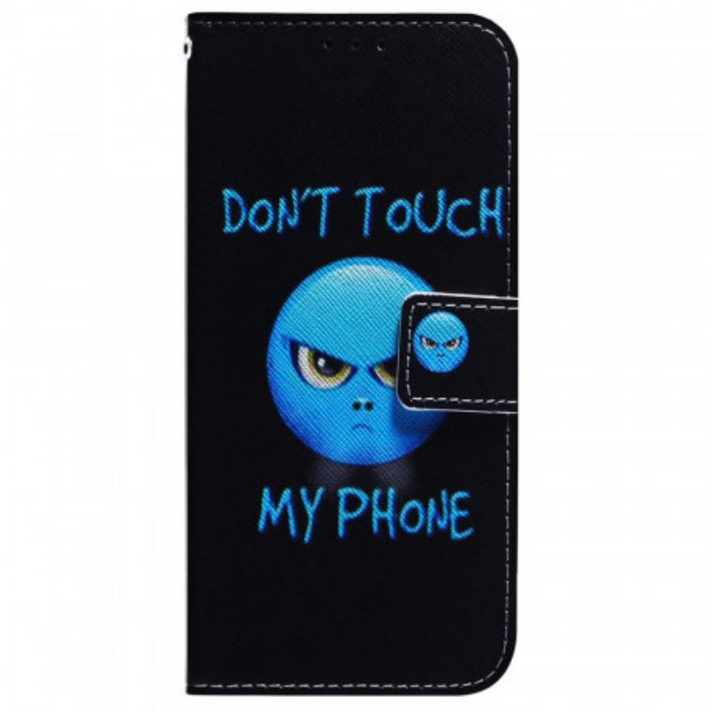 Capa Flip Para Xiaomi 12 Pro Emoji Telefone