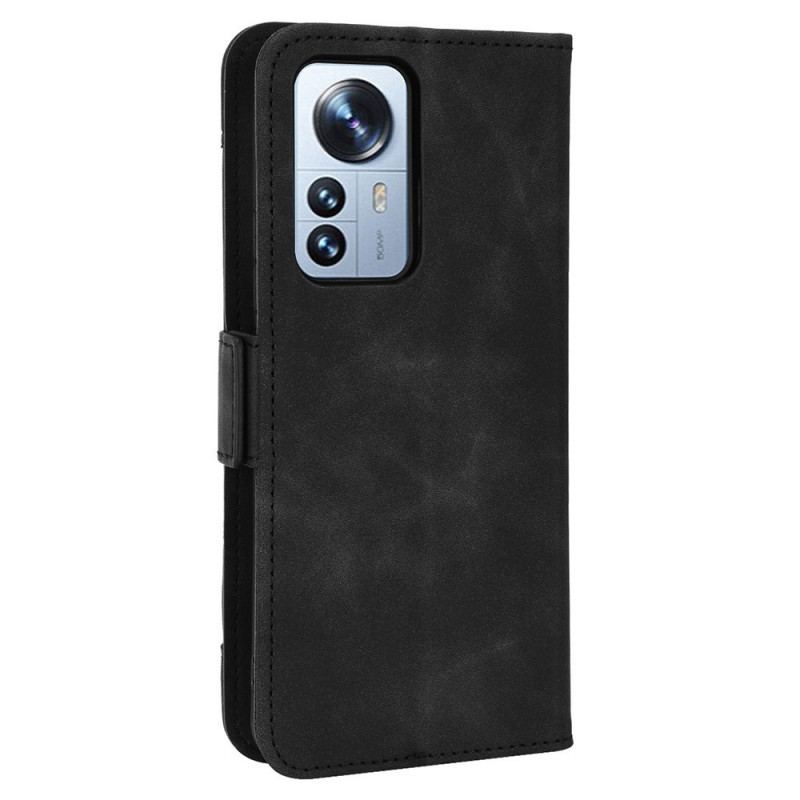 Capa Flip Para Xiaomi 12 Pro Multi-card Premier Class