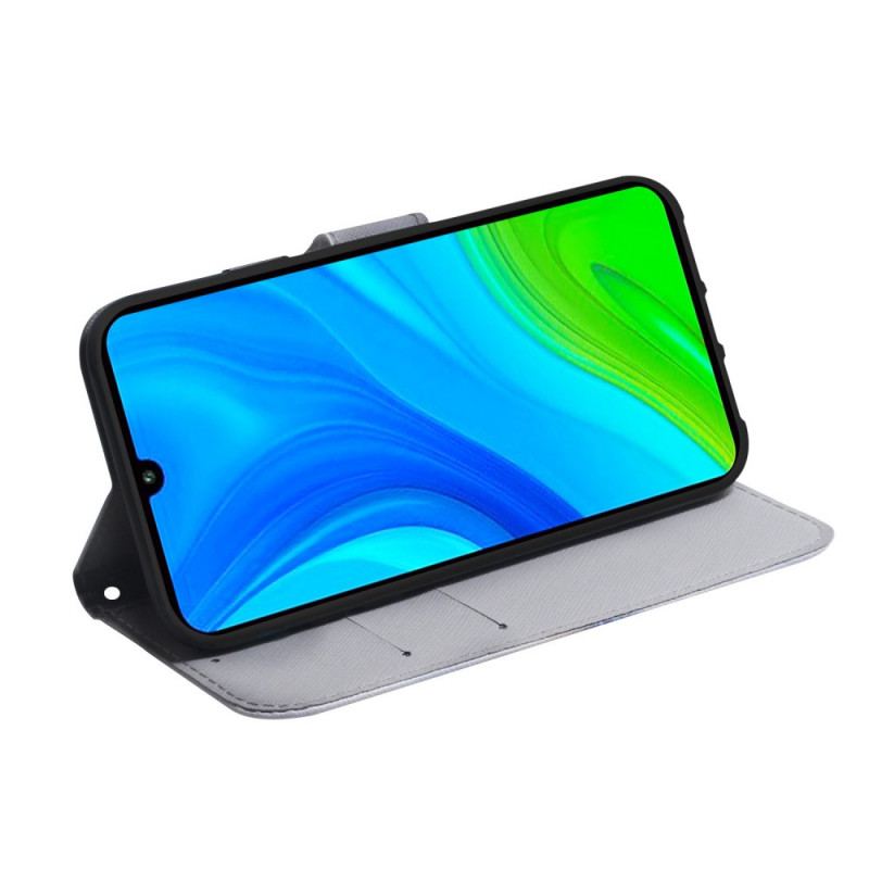 Capa Flip Para Xiaomi 12 Pro Pintura De Lobo