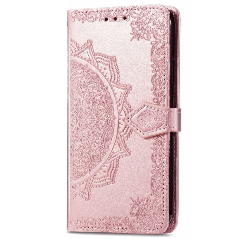 Capa Folio Para Xiaomi 12 Pro Mandala Idade Média