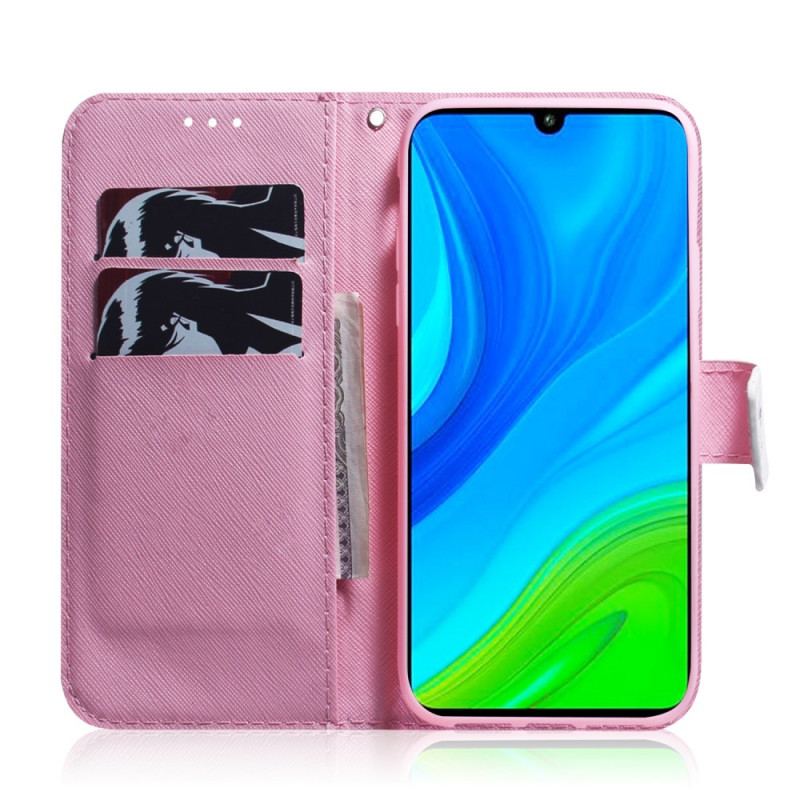 Capa Folio Para Xiaomi 12 Pro Uma Flor