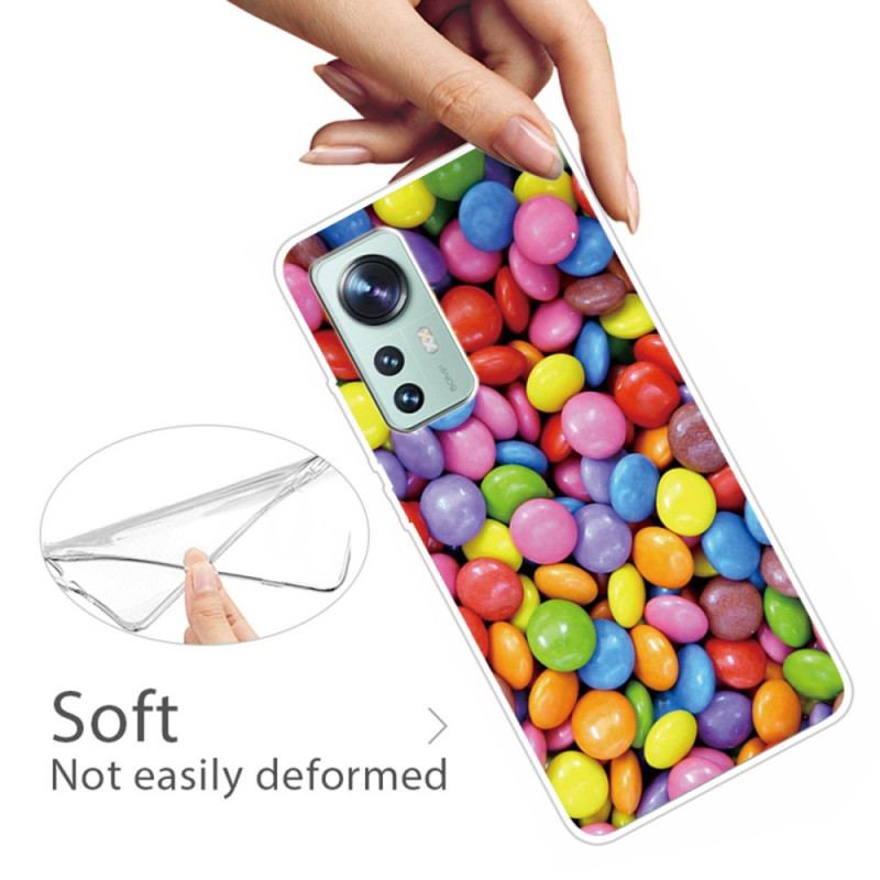 Capa Para Xiaomi 12 Pro Bombons De Silicone