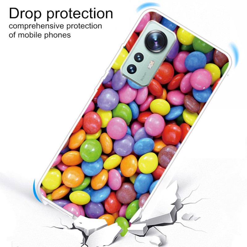 Capa Para Xiaomi 12 Pro Bombons De Silicone