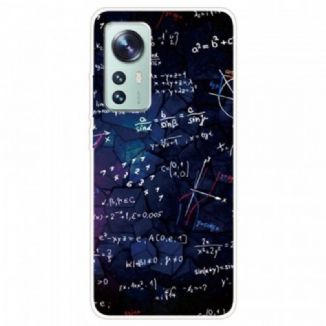 Capa Para Xiaomi 12 Pro Cálculos Matemáticos De Silicone