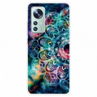 Capa Para Xiaomi 12 Pro Desenho De Mandala De Silicone