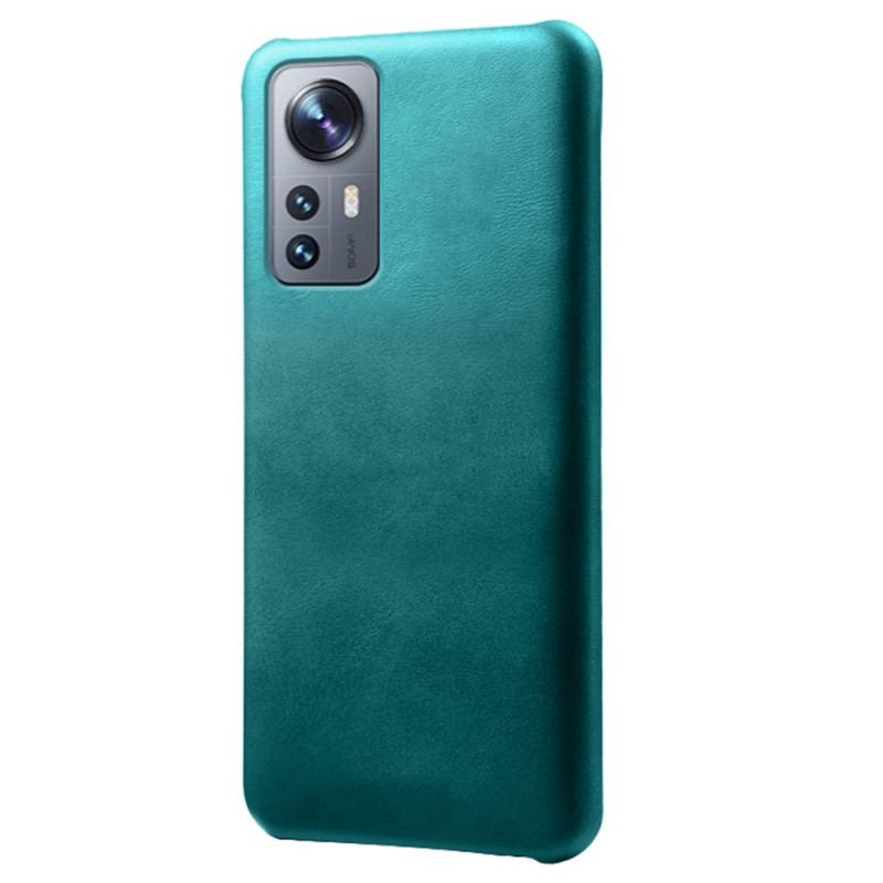 Capa Para Xiaomi 12 Pro Efeito Couro