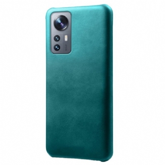 Capa Para Xiaomi 12 Pro Efeito Couro