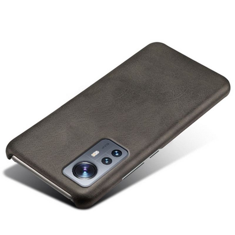 Capa Para Xiaomi 12 Pro Efeito Couro