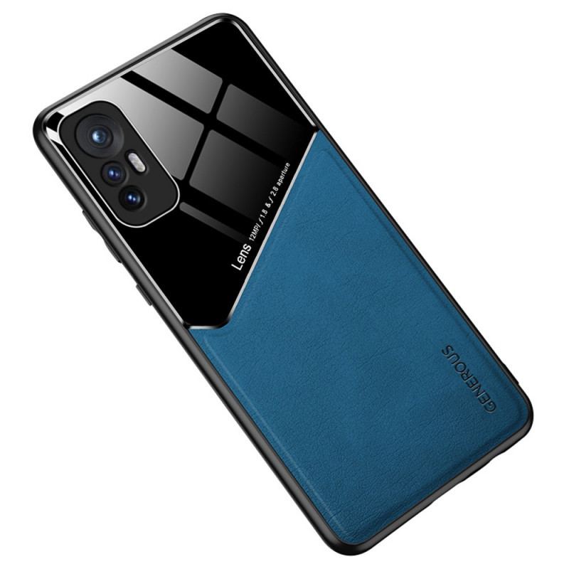 Capa Para Xiaomi 12 Pro Efeito Couro Magnético