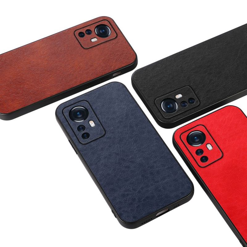 Capa Para Xiaomi 12 Pro Elegância Efeito Couro