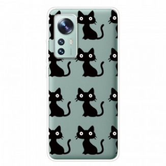 Capa Para Xiaomi 12 Pro Gatos Engraçados